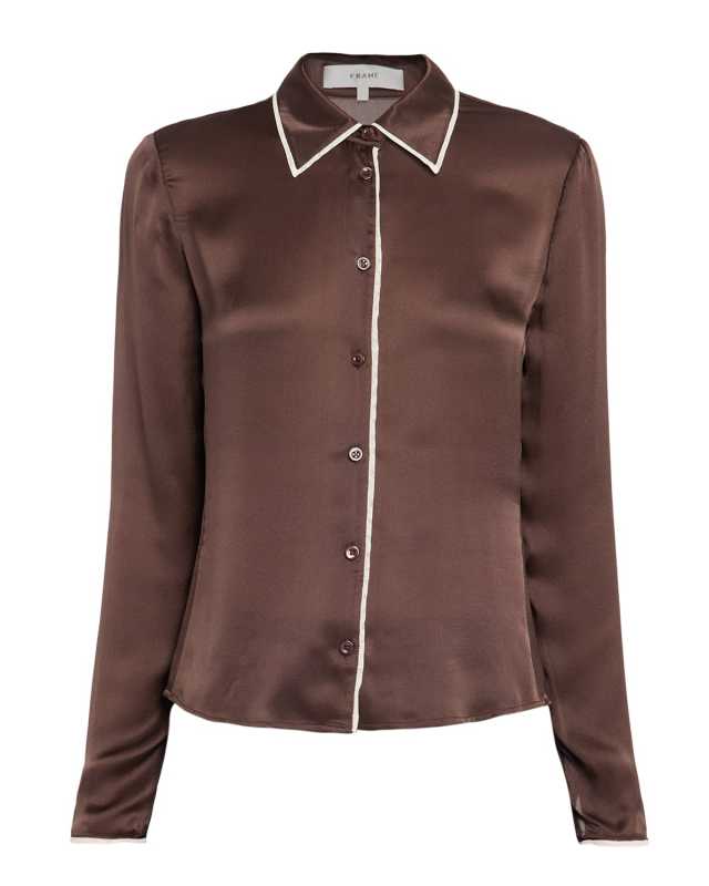 The Slim Essential Silk Blous